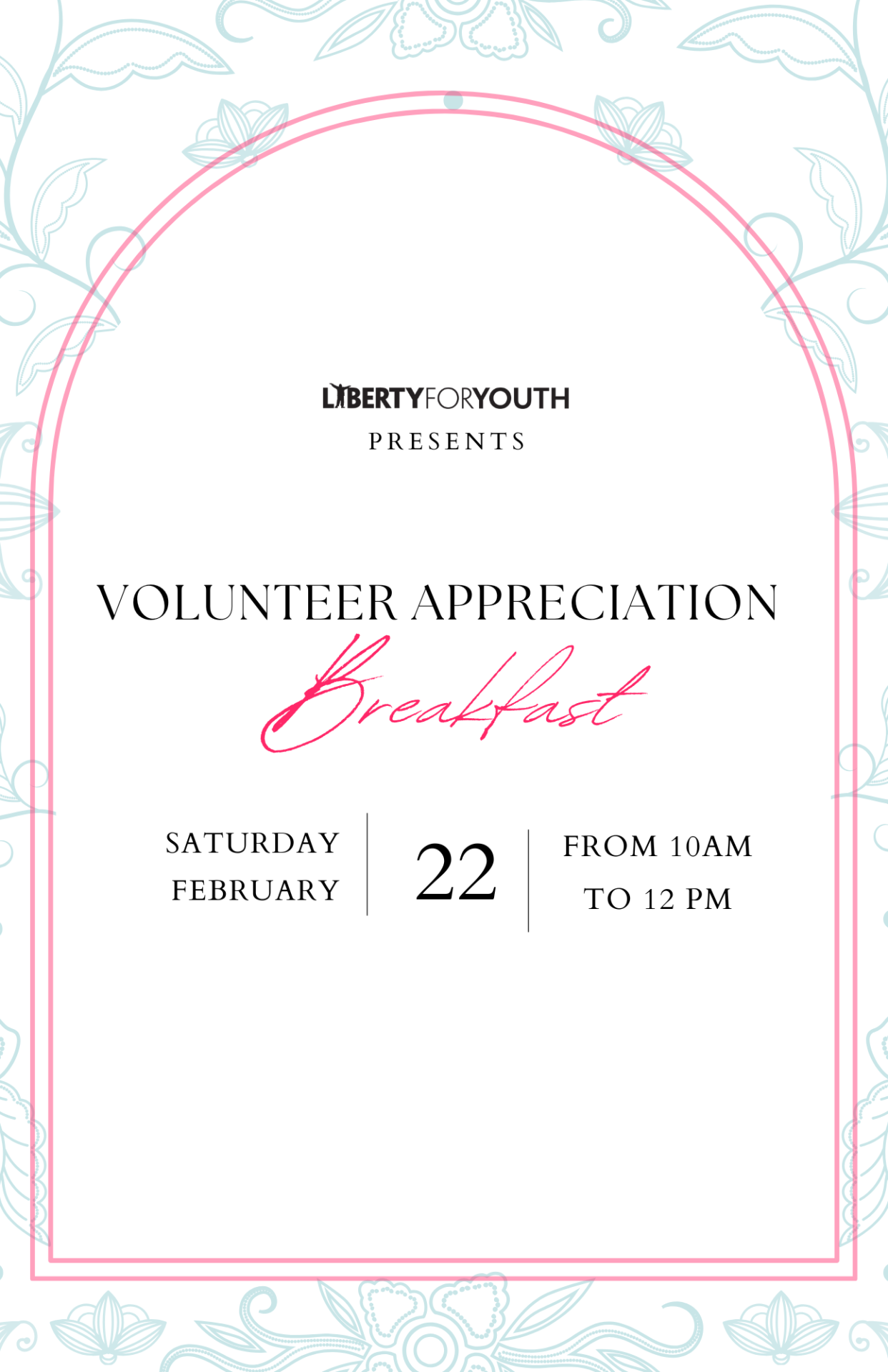 Volunteer Appreciation Breakfast